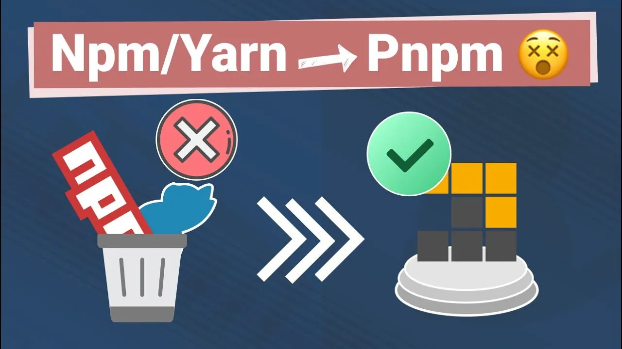 Yarn veya Npm'den Pnpm'ye nasıl geçiş yapılır?